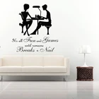 Лак для ногтей наклейки для салонов ногтей маникюр это все развлечения и игры до тех пор, пока кто-то ломается цитаты красоты ногтей Арт Декор стены стикеры Настенные Фрески S230