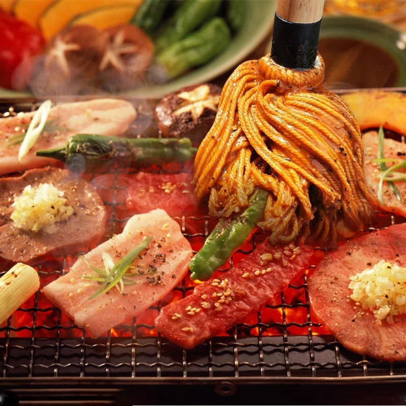 

18 Inches Large BBQ Basting Mop with 3 Extra Replacement Heads for Grilling & Smoking