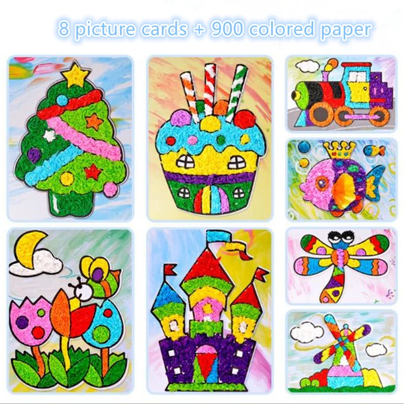 25 шт./компл. сделай сам Мультяшные бумажные ремесла обучающие игрушки для детей