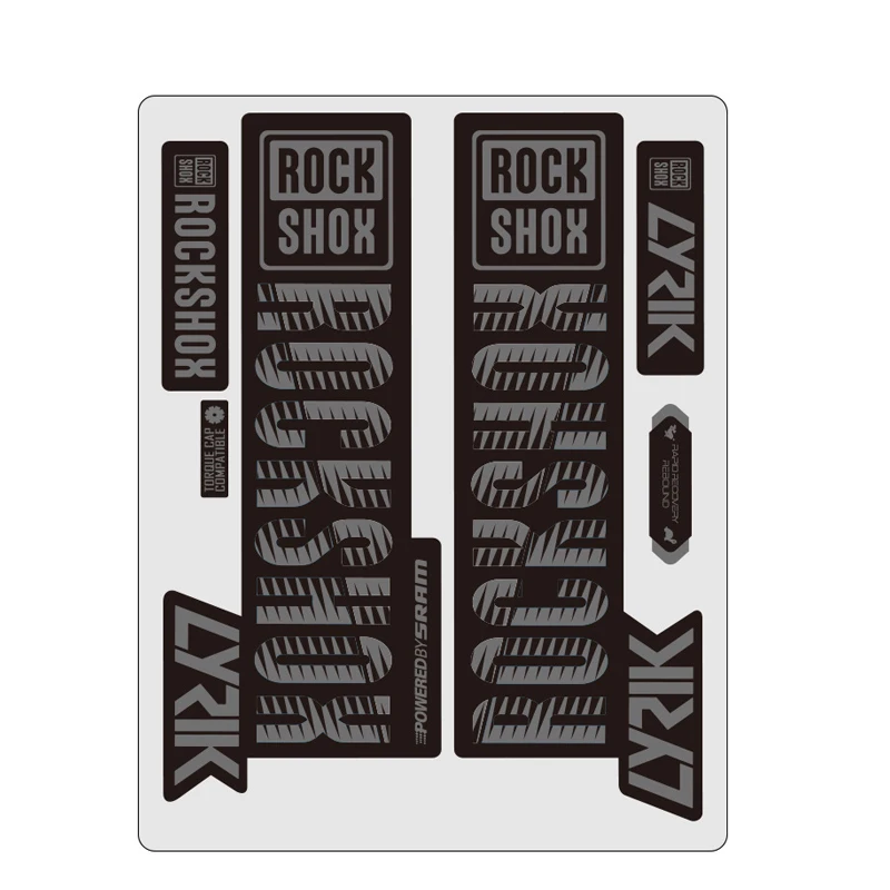 Наклейки ROCKSHOX на велосипед наклейки для защиты передней вилки горных и