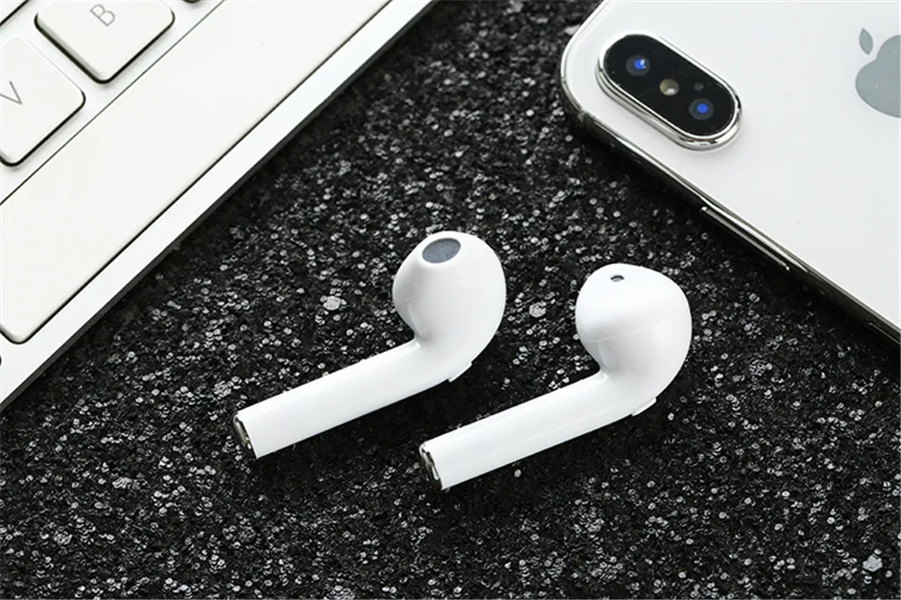 Bluetooth 5,0, беспроводные наушники i7s TWS, стерео наушники, Спортивная гарнитура, наушники с микрофоном, зарядная коробка для всех смартфонов