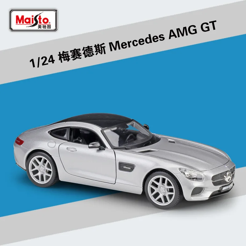 

Maisto 1:24 Mercedes Benz AMG GT SLK open-topped Cabriolet Sport Cars Static Simulation Vechile Diecast Alloy Model Car B77