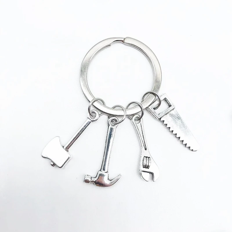Модный новый мини топор ключ Отвертка пила плоскогубцы брелок креативный кулон
