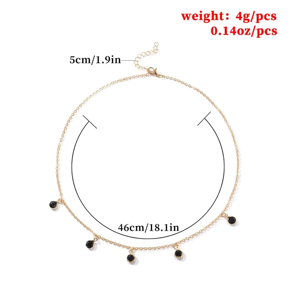 Модная акриловая цепочка с кулоном для женщин колье-чокер Femme Jewelry XL1081