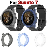 tpu protective case cover for suunto 7 gps sports protection cover shell smart watch bracelet colorful protector cover