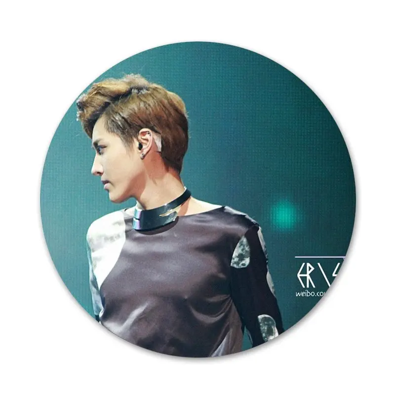 Брошь-значок Kris Wu Yifan Exo Kpop 58 мм для косплея и украшения одежды и рюкзаков.