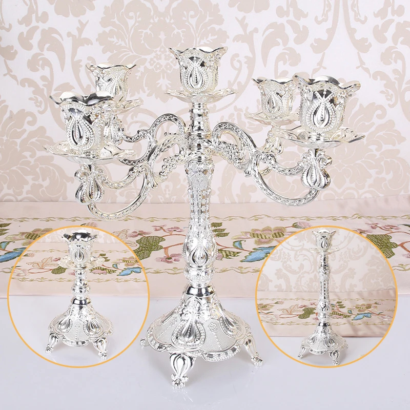 Высокий канделябр хрустальная люстра Votive старинный держатель для свечей
