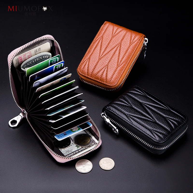 Держатель для визиток кошелек женщин/мужчин держатель карт с защитой от