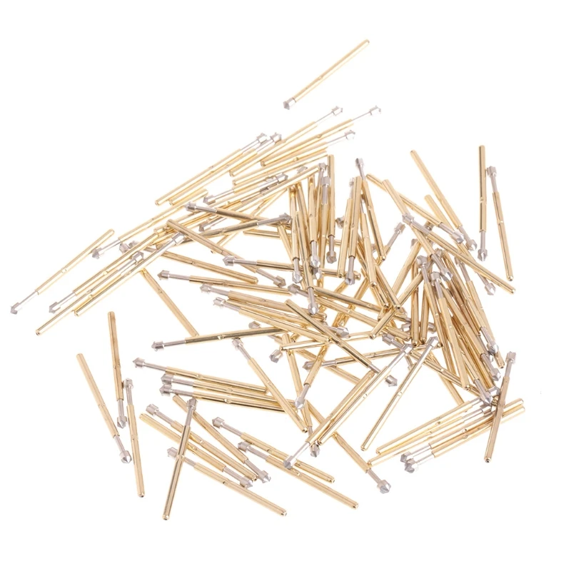 

100 Pcs Spring Test Probe Pogo Pin P75-LM2 Dia 1.02mm Length 16.5mm 203C