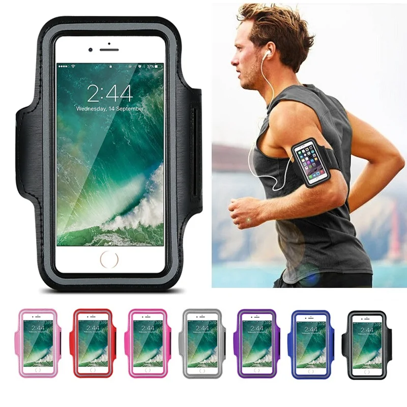 

Case for Running Phone Bag Bracelet for iPhone 8 7 6 Plus X XS 11 Pro Honor 20 10 Lite Pro 10i 9X 8X Case for Sports Gym Bag