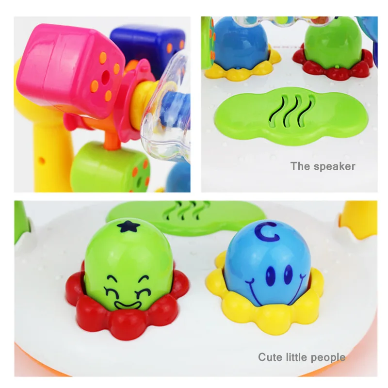 

Music Rotating Lighting Fitness Frame Musical Baby Toys Infant Educational Toys Puzzle Toy Baby Rattles Toy Kids Xmas Gift