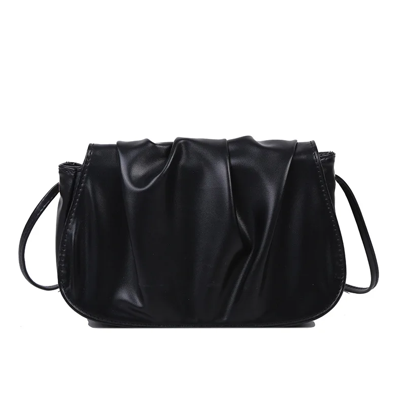 

Новинка весна-лето 2021, универсальная Складная женская сумка через плечо, модная однотонная сумка через плечо, женская сумка в форме облака