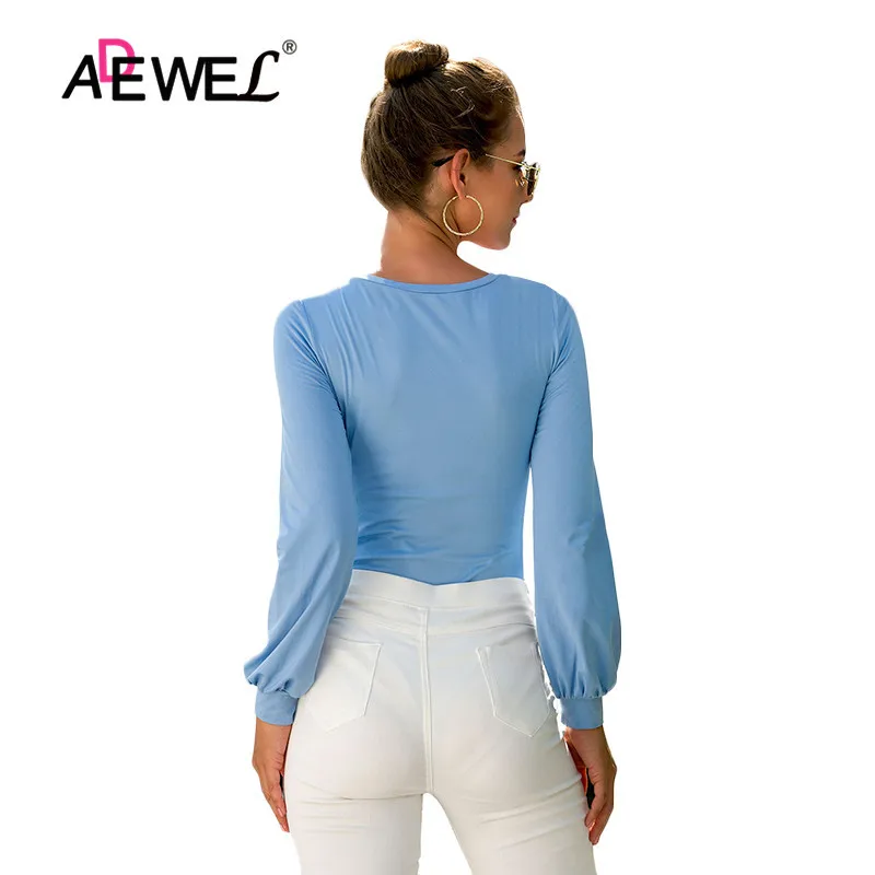 Женский облегающий повседневный комбинезон ADEWEL синий черный элегантный с