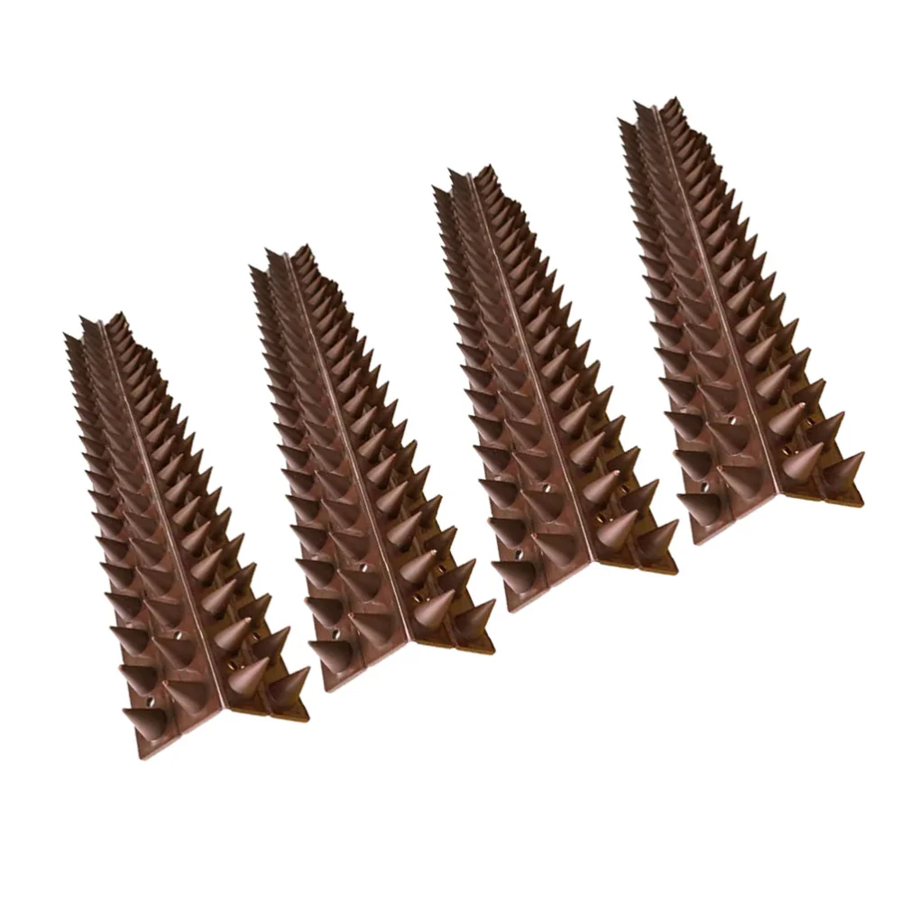 

4pcs Bird Spike Enclosure Bird Nail Piece Nail Anti-Climbing Fence Tool