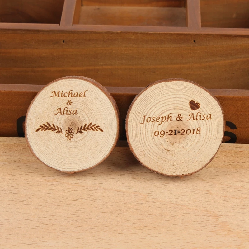 2 шт на заказ цветочный магнит холодильник персональный логотип деревянный