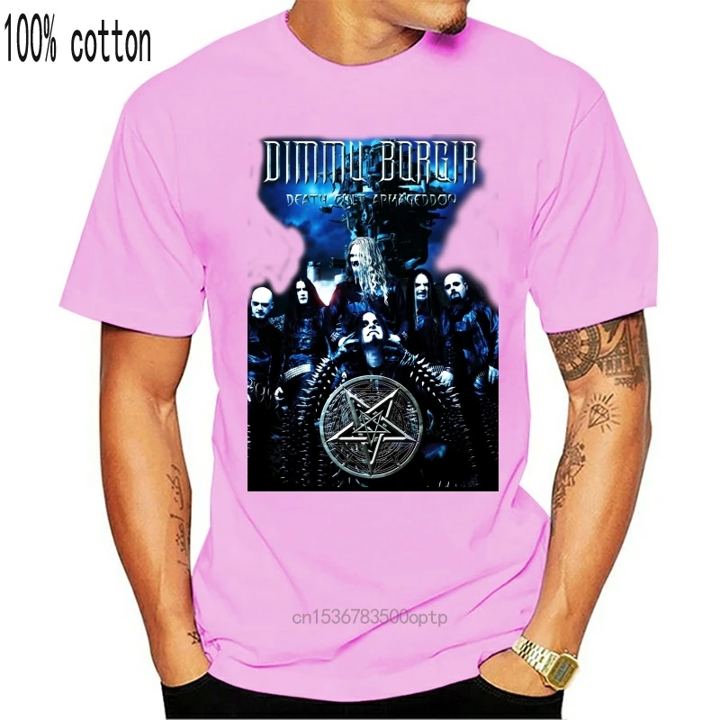Футболка димму боргир с фото группы смерти-двухсторонняя футболка для мужчин и