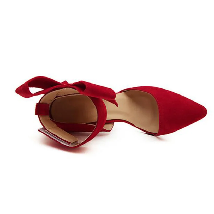 Туфли-лодочки женские на шпильке с бантом босоножки каблуках | Обувь