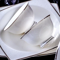 bone china tableware ceramics dinner dish chinese dishes dinnerware sets