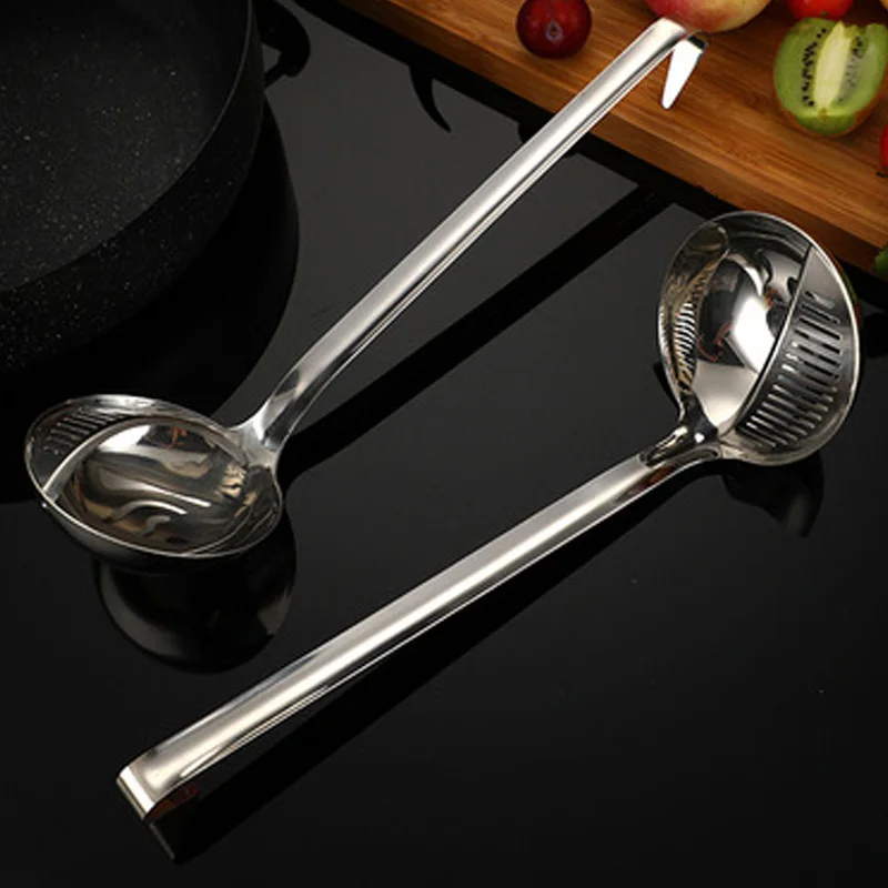 

Stainless steel oil separator manufacturers for direct oil separator creative oil soup separation spoon long handle oil filter s