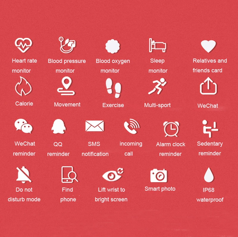 Женский модный многофункциональный спортивный трекер Смарт часы с