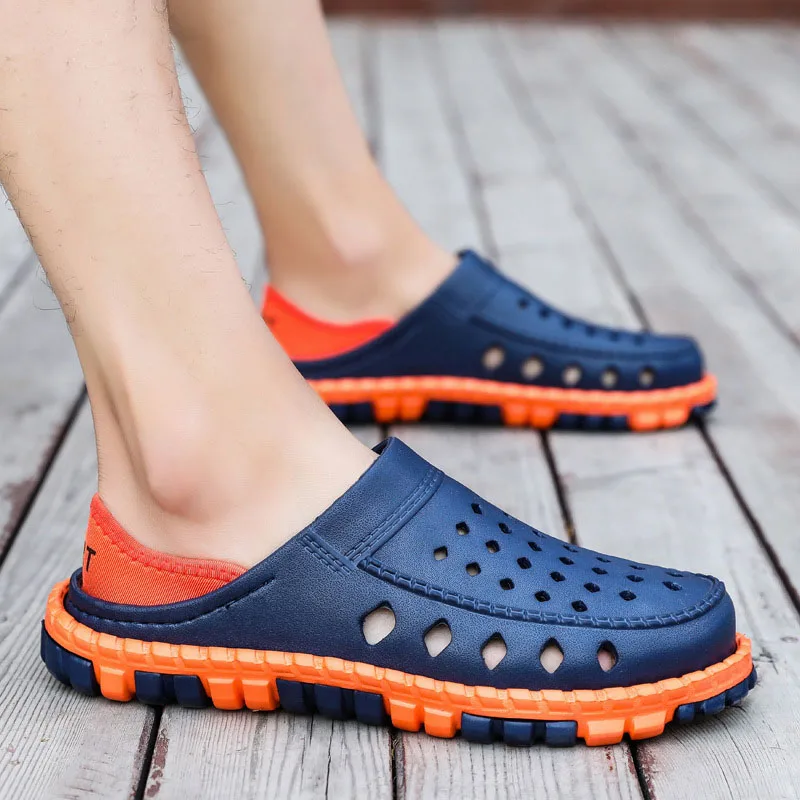 

Men's Sandals Summer Slippers Beach Shoes 2021 New Slippers Men's Outdoor Beach Casual Shoes Men's Sandals Water Shoes Y