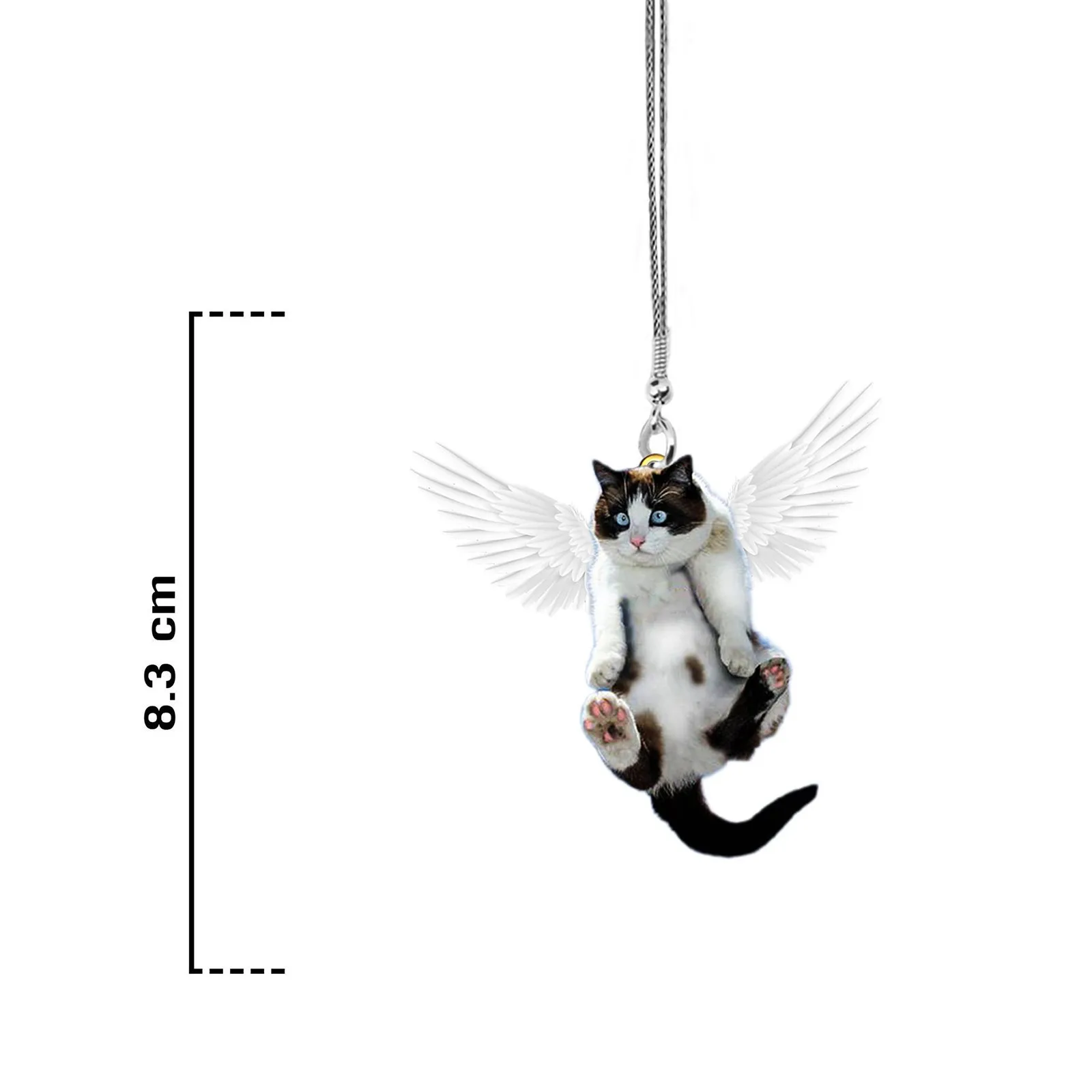 

Cat Car Hanging Ornament Colorful Acrylic Hanging Ornament Car Interior Cartoon Rearview Mirror Pendant Cat Car Gift 1-10PC #M