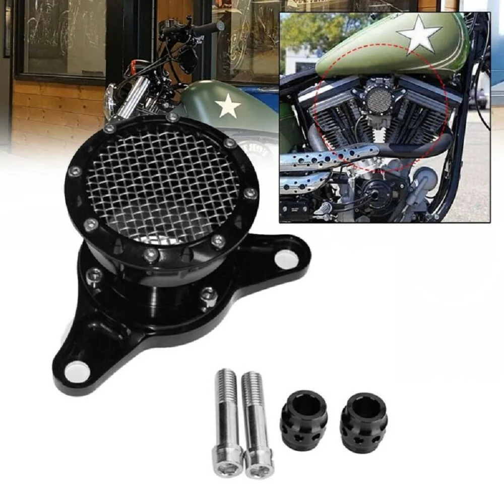 

Motorcycle CNC Aluminum Black Velocity Stack Air Cleaner Intake Filter for Harley Sportster XL883 XL1200 1991-2016