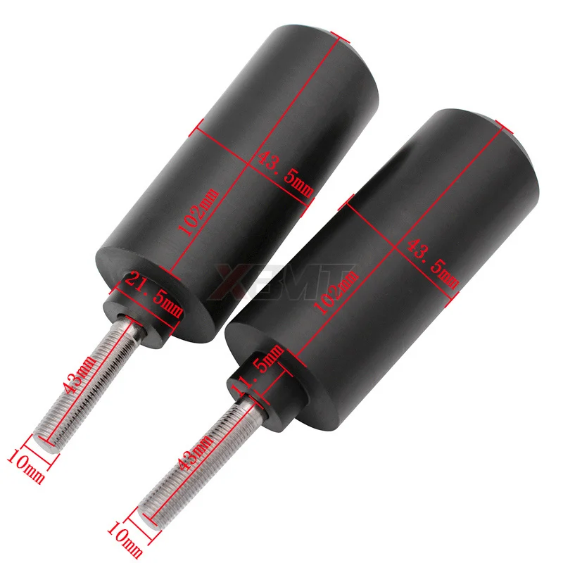 Мотоцикл черный/карбоновый без рамки ползунки защита от падения для Yamaha FZ600 FZ6 2004