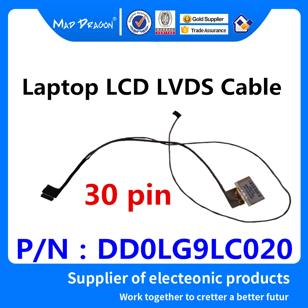 Новый оригинальный кабель LCD LVDS для ноутбука EDP видеокабель DD0LG9LC020 30