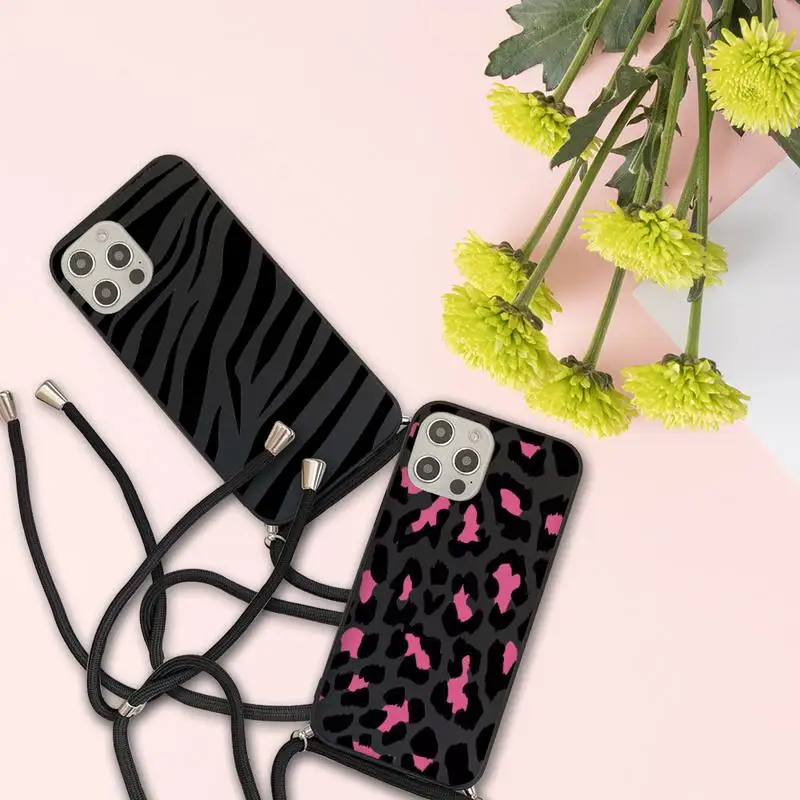 

Fashion Leopard Pattern Phone Case for iPhone 7 8 11 12 se 2020 mini pro X XS XR MAX Plus high quality capa etui