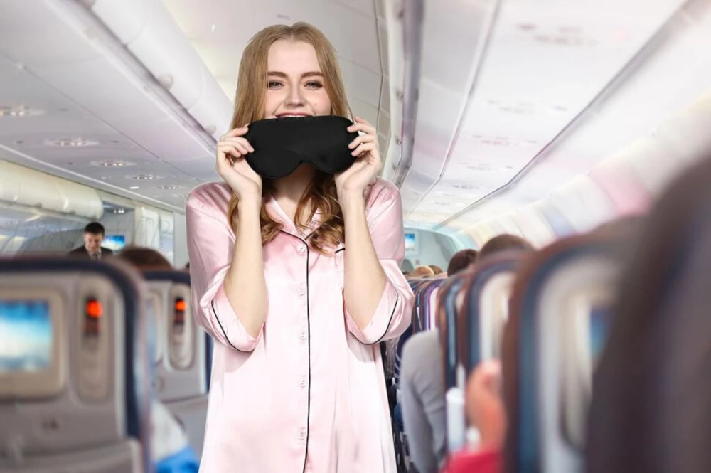 1 шт. в 100% шелковая маска для глаз цветная двухсторонняя из чистого шелка тутового