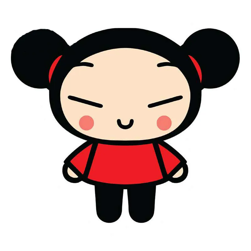 13 см x 11 1 для Pucca Love Garu устойчивая к царапинам Автомобильная наклейка s