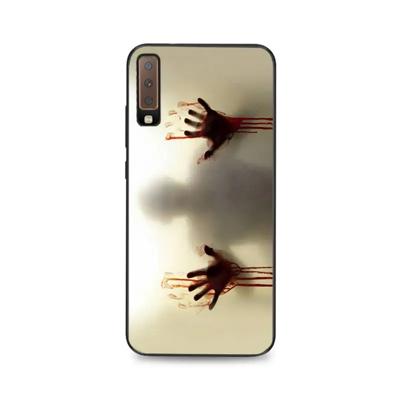 HTXian the walking dead мягкий резиновый чехол для телефона Samsung A51 A71 A40 A50 A70 A10 A20 A30 A6 A7 A8 A9 |