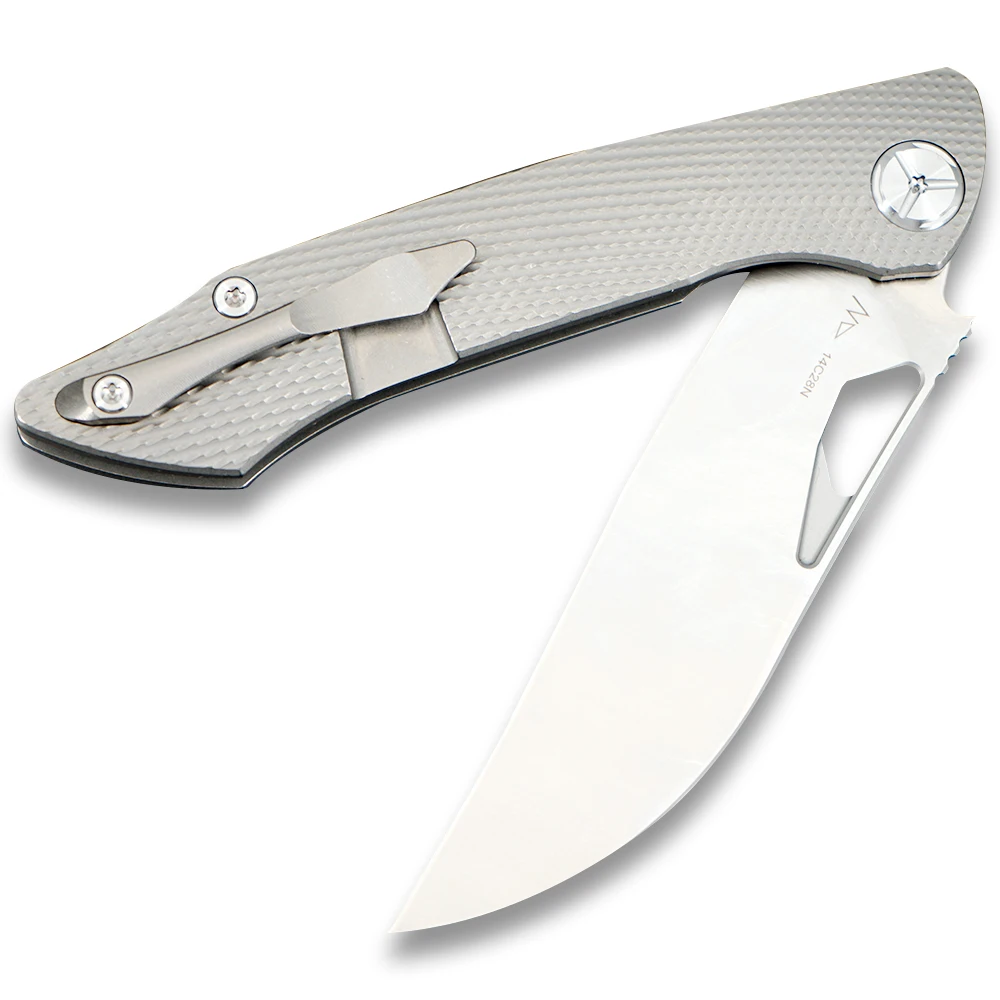 Ножи TWOSUN 14C28N складной карманный нож С флиппером тактический Походный охотничий