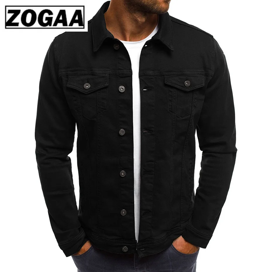 Zogaa Весна новая джинсовая куртка Простые однотонные бренд в режиме реального