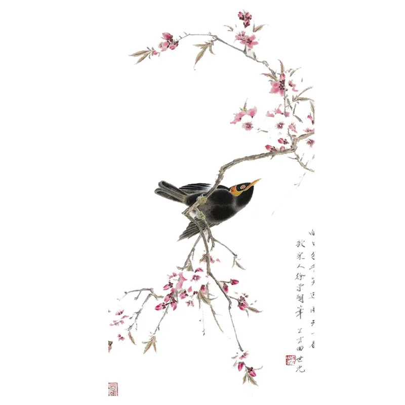 Искусственная наклейка YOJA с изображением птиц переключателем цветов интересный