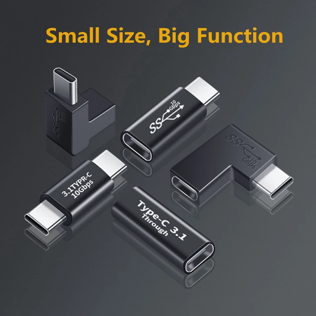 Адаптер USB 3 1 Type C конвертер Мама-папа 10 Гбит/с разъем для зарядки и передачи данных
