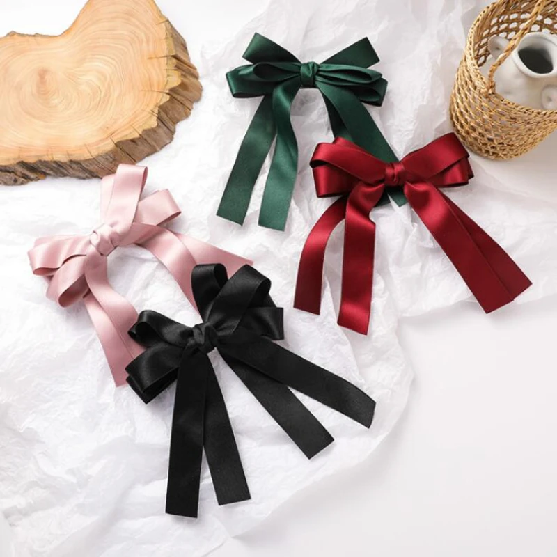 

2022 New Fashion Korean Hair Clip Big Bow Hair Bands Women Girls Hair Accessories Headband Fabric Elastic Accessories
