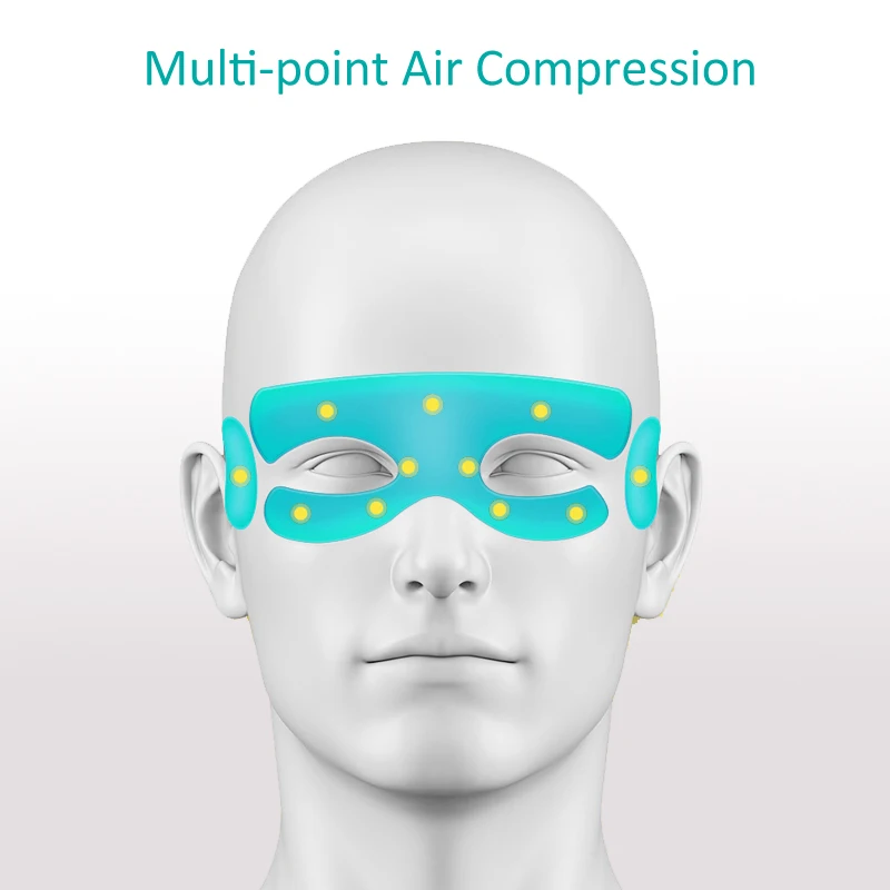 買取 コードレス目電機空気圧振動熱アイマッサージ充電式ワイヤレス Usb 音楽 Massagem メガネ