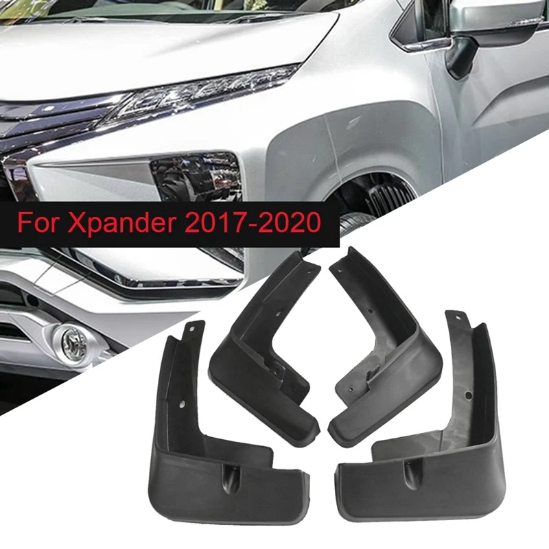 

4Pcs Mud Flaps Mudguards Splash Guards Fender for Mitsubishi Xpander 2017-2020