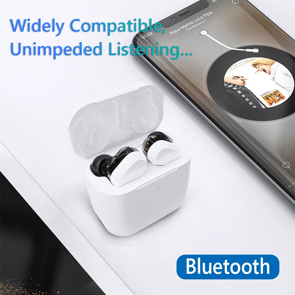 

TWS Stereo Earbuds Bluetooth 5.0 Headphones with Charging Box In-ear Wireless Sports Running Headset for Smart Phone