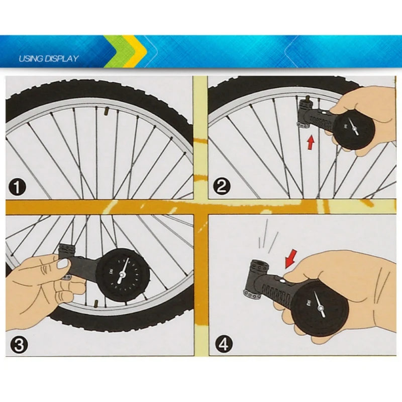 Оборудование для верховой езды датчик давления в шинах дорожный велосипед MTB