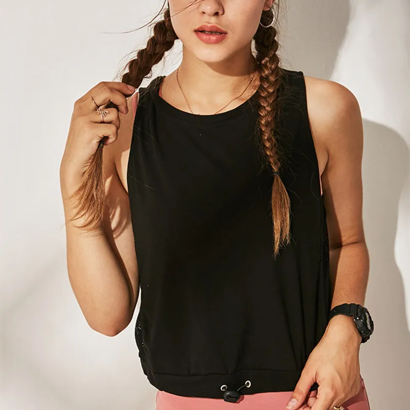 Summer Ladies Vest Workout Top Sportswear Women Gym T-shirt Halter Yoga Top Sports Shirt Women Fitness Shirt Women Jersey