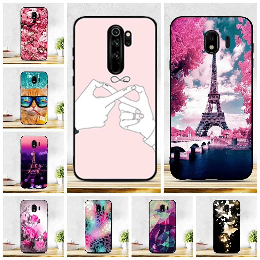 Чехол для Samsung Galaxy J4 2018 J400 5 дюймов силиконовый мягкий ТПУ задняя крышка чехлы