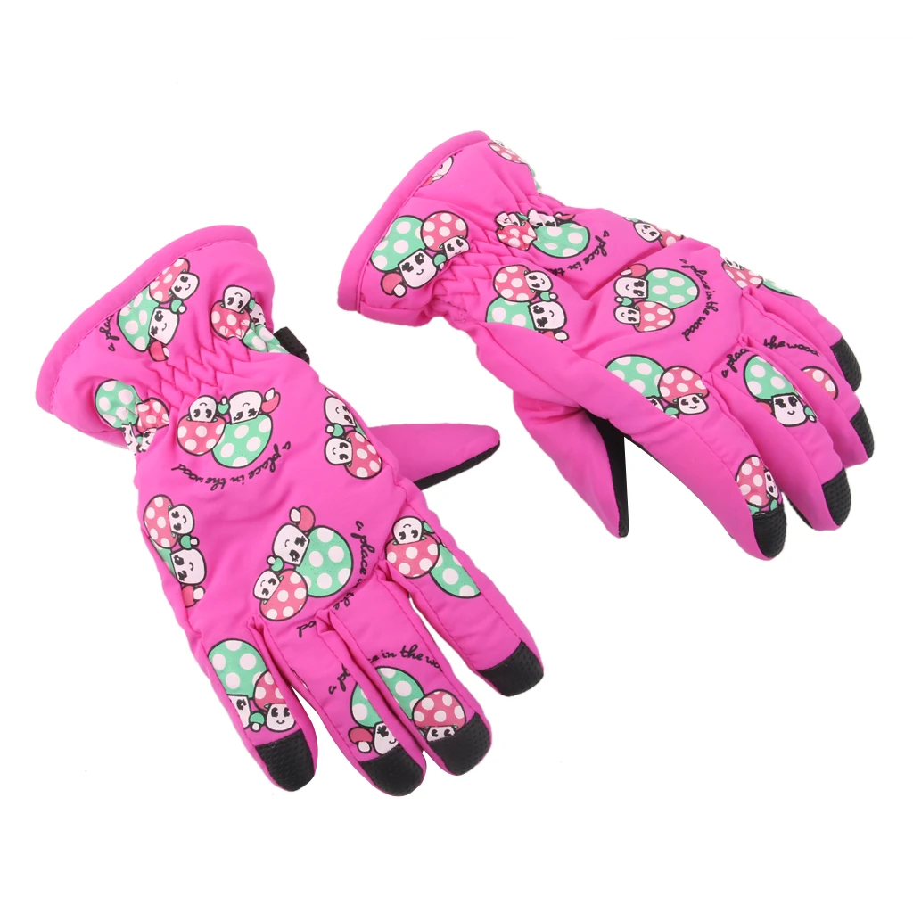 Зимние теплые водонепроницаемые ветрозащитные Нескользящие лыжные перчатки для