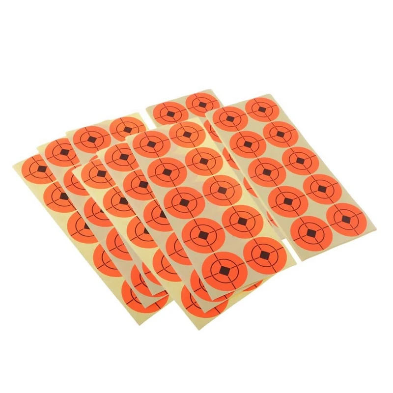 250 шт. флуоресцентная самоклеящаяся клейкие цели бумага для охоты пейнтбола