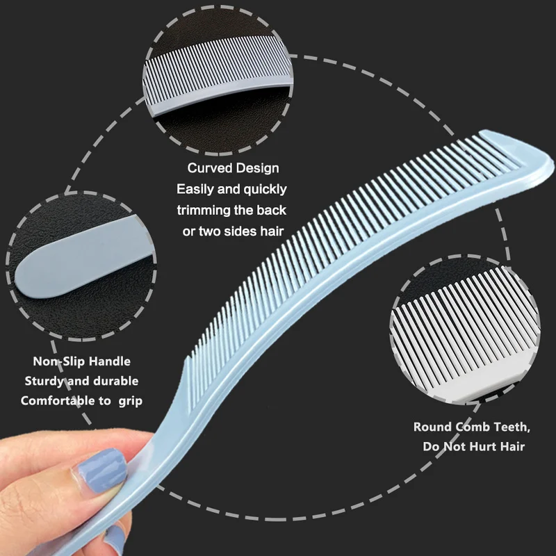 Профессиональная изогнутая бритва машинка для стрижки волос расческа