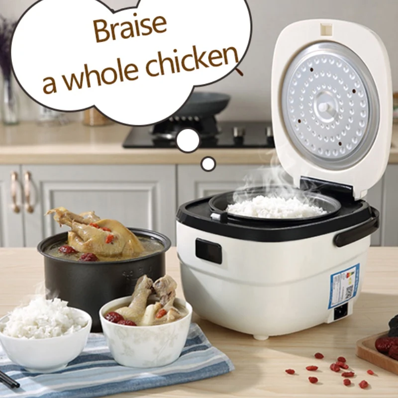 

Rice Cooker 2.5L Automatic Household Rice Simple Operation Cook Quickly 24 Hours Appointment Smart 8 Functions Baby Porridge