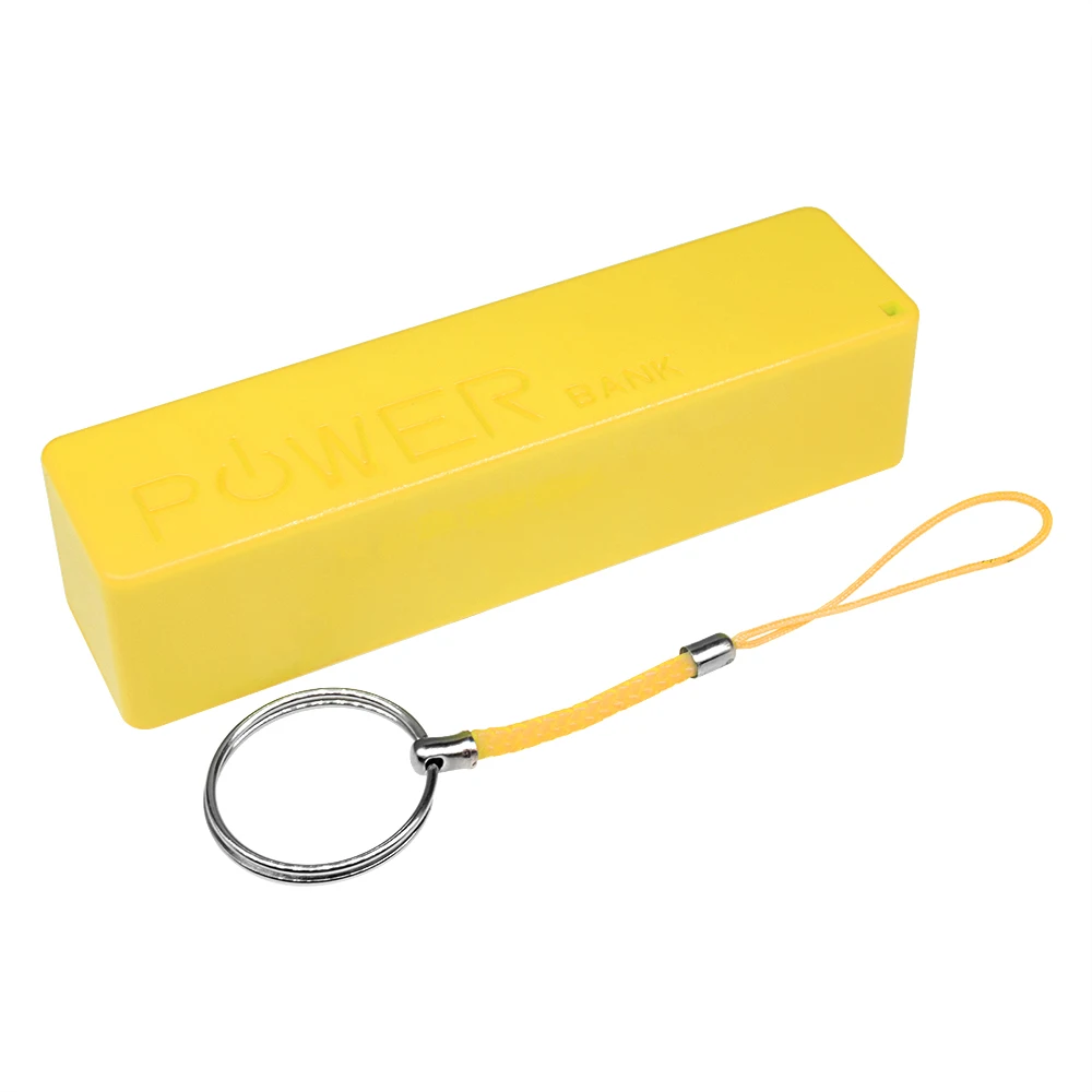 Цвет: желтый DIY Kit детектор металла Комплект 18650 USB Мощность банк чехол DC 3 V-5 V 60 мм Бесконтактный Сенсор доска Электронный модуль комплект детектор металла - Цвет: Цвет: желтый