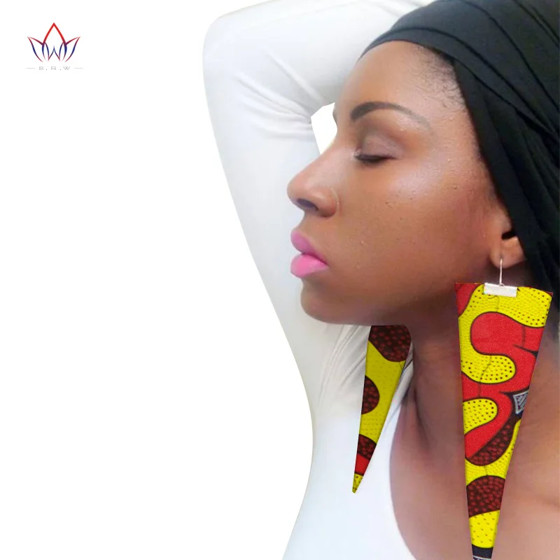 Модные африканские серьги ручной работы для женщин подарок вечерние Африканский